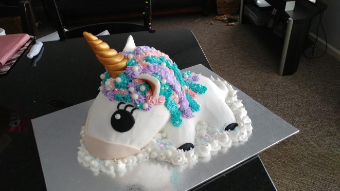 Coolest Homemade Unicorns Cakes