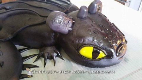 Amazing Toothless Cake from How to Train Your Dragon