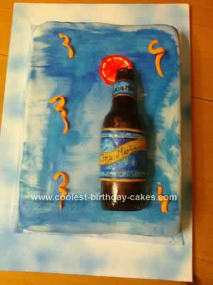 Coolest Beer Bottle Cake Design