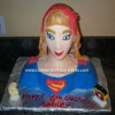 Supergirl Birthday Cakes