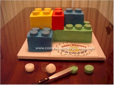 Cool Lego Block Cake