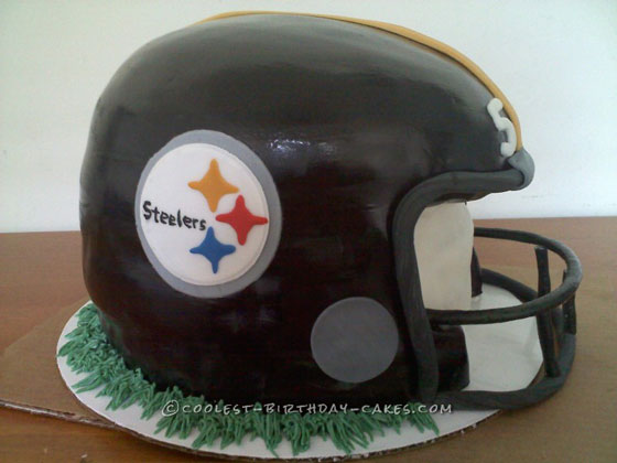 Coolest Football Helmet Cake