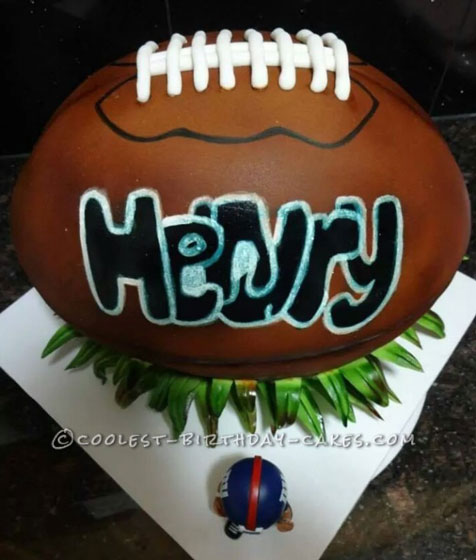 Coolest Football Birthday Cake