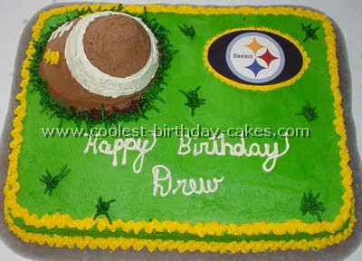 Awesome Football Birthday Cake