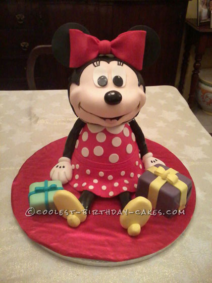 Coolest 3D Minnie Mouse Cake