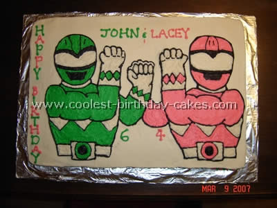 Power Rangers Cake Photo